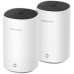 Mercusys Halo E85X (2-pack) WiFi6 Mesh (AX3000,2,4GHz/5GHz,1x2,5GbELAN/WAN,2xGbELAN/WAN)