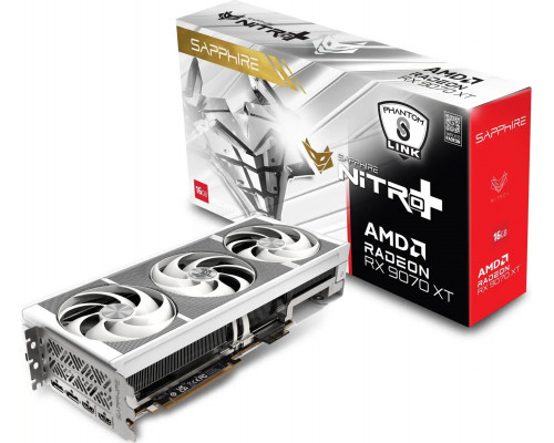 Sapphire Nitro+ Radeon RX 9070 XT PhantomLink Polar Edition 16GB GDDR6 (11348-09-20G)