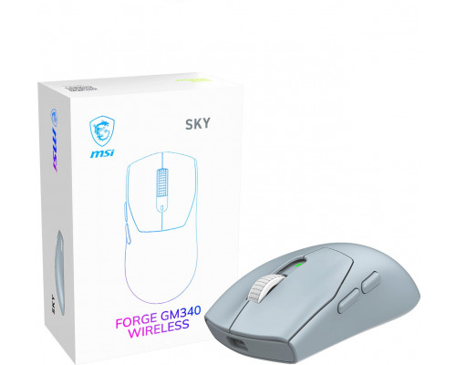 MSI FORGE GM340 Wireless 2.4 GHz Bluetooth USB Sky (FORGE GM340 W SKY)