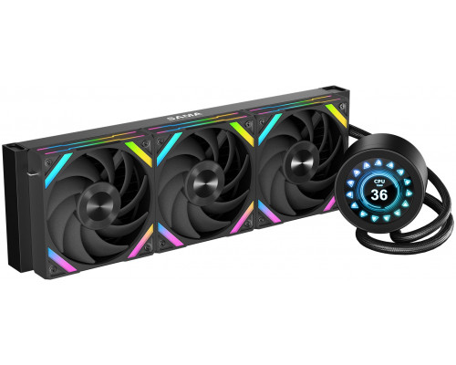 Sama Gears Q70 Procesor Chłodnica cieczy all-in-one 12 cm Black 1 szt. (Q70-BKWAYN03-G)