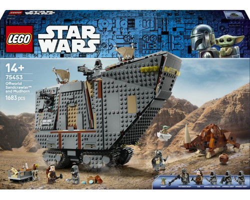 LEGO Star Wars Piaskoczołg wędrownych Jawów i bagnorożec (75453)