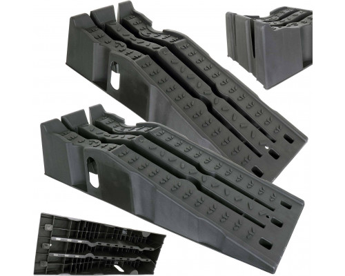 MaPower Szerokie najazdy samochodowe rampy 2 szt. wytrzymałość 8T wysokość 220mm (5904422449032)