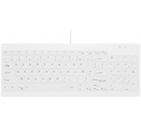 Contour ACTIVE KEY Hygiene Compact Ultraflat Keyboard with (AK-C7012F-UVS-W/FR)