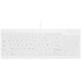 Contour ACTIVE KEY Hygiene Compact Ultraflat Keyboard with (AK-C7012F-UVS-W/FR)