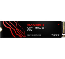 SSD SanDisk Optimus GX 7100 - SSD - 4 TB - wewnętrzny - M.2 2280 - PCIE 4.0 x4 (NVME) (SDSP71400TAN-000E0)