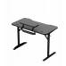 Gaming galds Costway Komputerowe z półką Leader 5.1 Black 115 cm (MA-LEADER 5.1 BLACK)