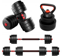Songmics Dumbbells AT-LION 45 bituminous 2 x 20 kg