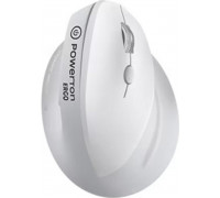 Powerton ERGO SPIRA bezprzewodowa, bia�o-szary, 3200DPI (WPM12E)