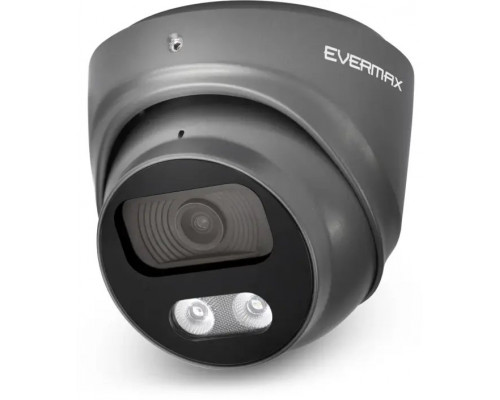 EVERMAX Up tome-shaped Graphite 5Mpx IR 40m AI IP67 mikrofon (EVX-IP5D01-IRW-Ai-G)