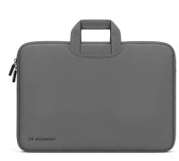 Wozinsky Na laptop WNT-17G 17.3" z chowaną rączką neoprenowa - gray (5907769388538)