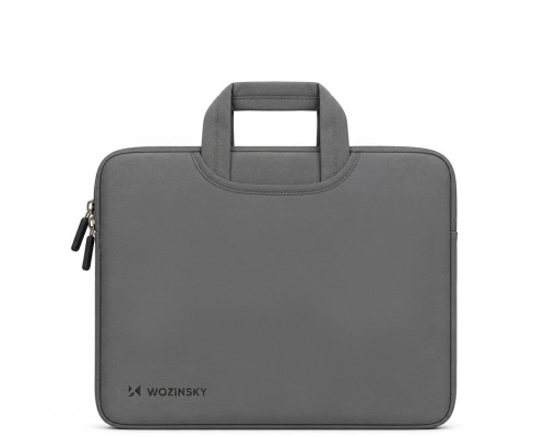 Wozinsky Na laptop WNT-13G 13-14" z chowaną rączką neoprenowa - gray (5907769388491)