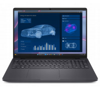 Laptop Dell Pro Max 16 MC16255 Copilot+ PC AMD Ryzen AI 7 Pro Pro 350 Mobilna stacja robocza 40,6 cm (16") Full HD+ 32 GB LPDDR5x-SDRAM 1 TB SSD NVIDIA RTX Pro 1000 Blackwell Wi-Fi 7 (802.11be) Windows 11 Pro Black UK międzynarodowy (BTO608_MC16255_