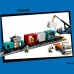 LEGO City Portowy pociąg towarowy, dźwig i ciężarówka (60509)