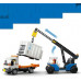 LEGO City Portowy pociąg towarowy, dźwig i ciężarówka (60509)