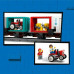 LEGO City Portowy pociąg towarowy, dźwig i ciężarówka (60509)