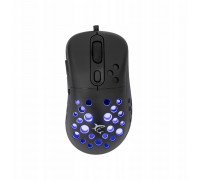 White Shark Myszka gamingowa Azrael czarna RGB 12800 dpi (AZRAEL-B)