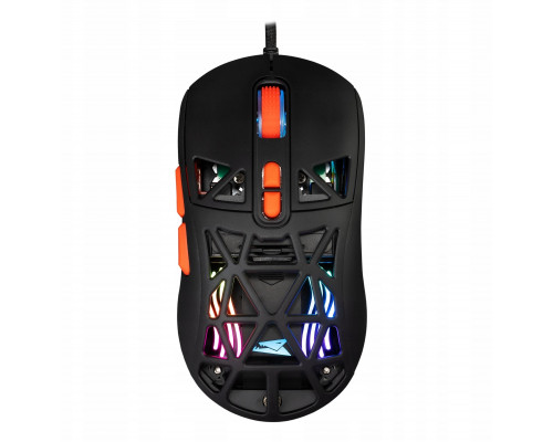 Gamingowa Baracuda 7D 12800 DPI RGB czarna (SEAL)