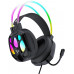 Wozinsky Gamingowe WSG-1118 przewodowe z mikrofonem i podświetleniem RGB - czarne (5907769388248)
