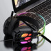 Wozinsky Gamingowe WSG-1118 przewodowe z mikrofonem i podświetleniem RGB - czarne (5907769388248)