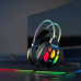 Wozinsky Gamingowe WSG-1118 przewodowe z mikrofonem i podświetleniem RGB - czarne (5907769388248)