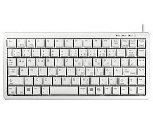 Cherry Compact keyboard, Combo (USB + PS/2), PL klawiatura USB + PS/2 QWERTY Szary (G84-4100LCMPL-0)