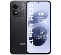 Xiaomi Redmi Note 17 5G 6/256GB Black  (MZB0PSNEU)