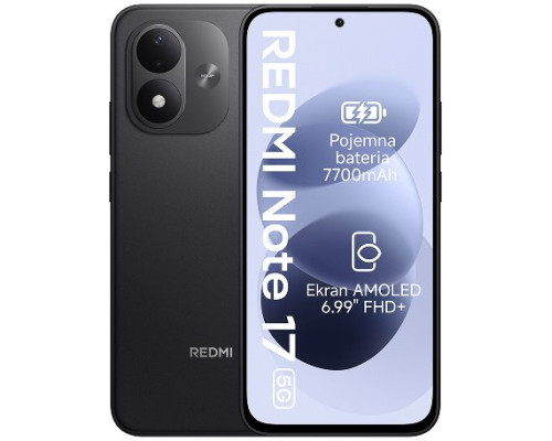 Xiaomi Redmi Note 17 5G 6/256GB Black  (MZB0PSNEU)