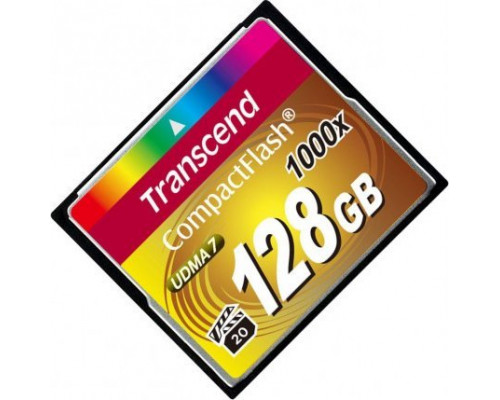 SD  Transcend 1000x Compact Flash 128 GB  (TS128GCF1000)