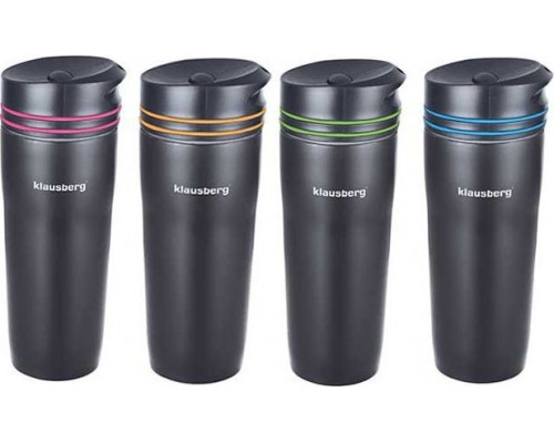 Klausberg Thermal mug KB-7149 black 380ml