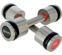 HMS dumbbells HH06 chrome plated 2 x 6 kg