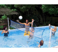 Bestway Swimming pool Rack Ultra XTR Frame 32Ft x 16Ft / 975x488x132 cm z Systemem Słonej Wody INTEX