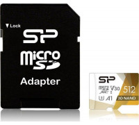 SD  Silicon Power Superior Pro Colorful MicroSDXC 512 GB Class 10 UHS-I/U3 A1 V30 (SP512GBSTXDU3V20AB)