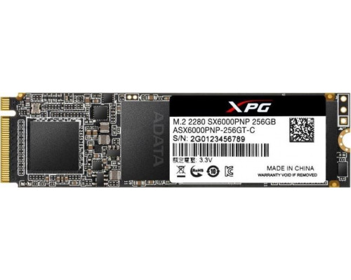 SSD 2TB SSD ADATA XPG SX6000 Pro 2TB M.2 2280 PCI-E x4 Gen3 NVMe (ASX6000PNP-2TT-C)