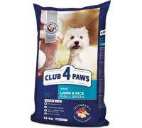 Kormotech Club 4 Paws z Jagnięciną Hipoalergiczna Food dla Psów Małych Ras 14 kg