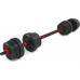 HMS dumbbells SGP20 bituminous 2 x 10 kg