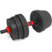 HMS dumbbells SGP20 bituminous 2 x 10 kg