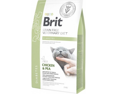 Brit Brit Grain-free Veterinary Diet Diabetes - sucha karma dla kotów leczonych na cukrzycę 400 g