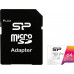 SD  Silicon Power Elite MicroSDXC 64 GB Class 10 UHS-I/U1 A1 V10 (SP064GBSTXBV1V20SP)