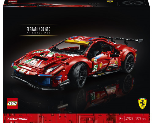 LEGO Technic Ferrari 488 GTE AF Corse #51 (42125)