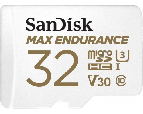 SD  SanDisk Max Endurance MicroSDHC 32 GB Class 10 UHS-I/U3 V30 (SDSQQVR-032G-GN6IA)