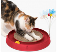 Catit Tor Catit Play'n Scratch with a scratching post, 4 x 36 x 39,5 cm, red