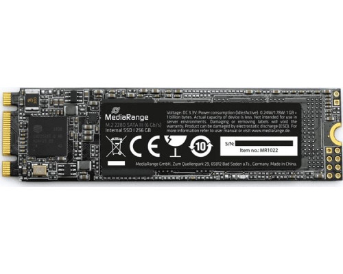 SSD MediaRange 256GB M.2 2280 SATA III (MR1022)