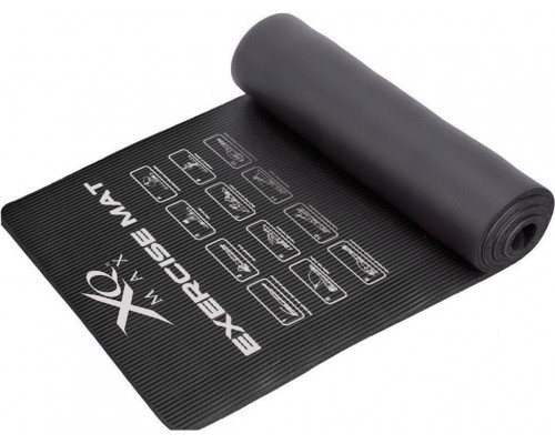 XQ Max Treniņu paklājs 183 cm x 58 cm x 1 cm black