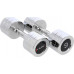 HMS dumbbells CHD09 chrome plated 2 x 9 kg