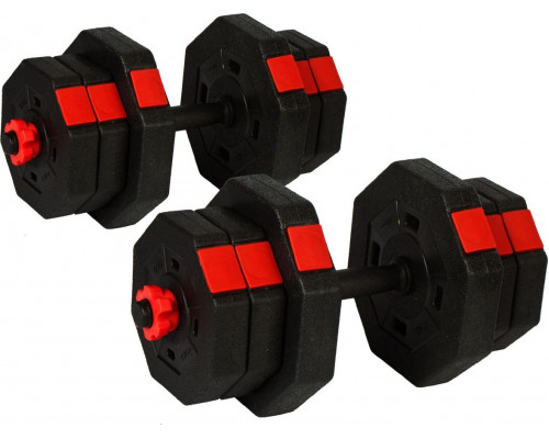 Eb Fit dumbbells bituminous 2 x 10 kg