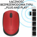 Logitech M171 czerwony (910-004641)