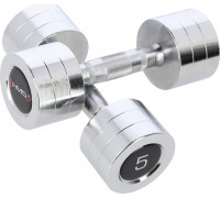 HMS dumbbells CHD05 chrome plated 2 x 5 kg