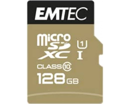 SD  Emtec Elite Gold MicroSDXC 128 GB Class 10 UHS-I/U1  (ECMSDM128GXC10GP)