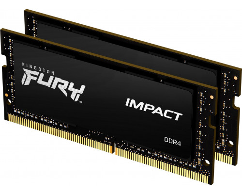 Kingston Fury Impact, SODIMM, DDR4, 64 GB, 3200 MHz, CL20 (KF432S20IBK2/64)