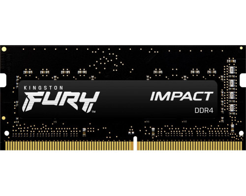 Kingston Fury Impact, SODIMM, DDR4, 16 GB, 3200 MHz, CL20 (KF432S20IB/16)